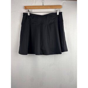 BlevonH Womens Black Athletic Skort L